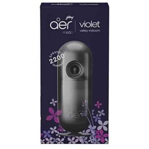 Godrej aer Matic Kit (Machine + 1 Refill) – Automatic Room Fresheners Spray Violet Valley Bloom 225ml