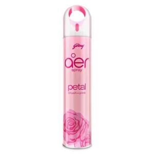 Godrej aer Spray | Room Freshene Rose Petal Crush Pink (220 ml)