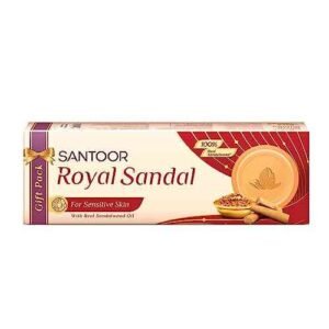 Santoor Royal Sandal Bathing Soap (150gX3) 450G