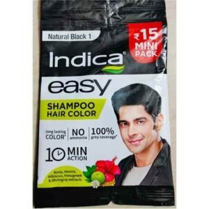 Indica Easy Black Shampoo Hair Color Mini 10Ml