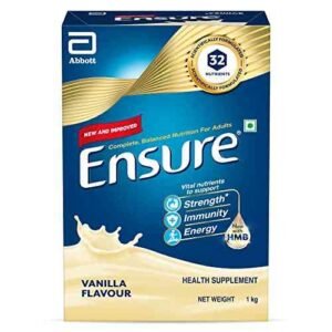 Ensure Complete, Balanced Nutrition Drink Powder For Adults 1Kg, Vanilla Flavour