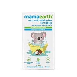 Mamaearth Coco Soft Bathing Bar For Babies Pack Of 2 X 75G