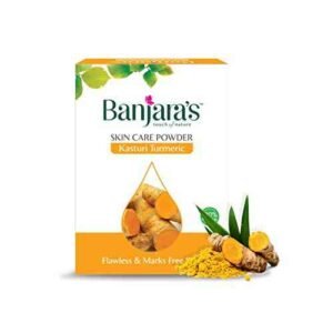 Banjaras Kasturi Turmeric Skin Care Herbal Powder, 100g