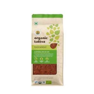 Organic Tattva, Organic Ragi Whole – 500g Poch