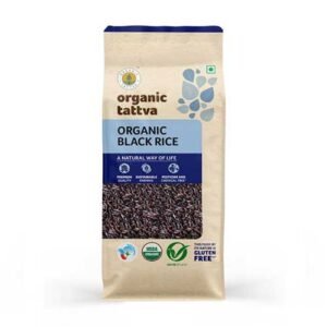 Organic Tattva Black Rice 1kg Pouch