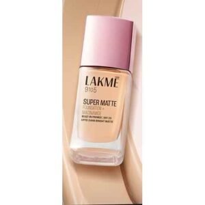 Lakme 9To5 Supermatte Foundation Niacinamide (Warm Sand W160), 23Ml